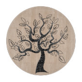 Maßgeschneidertes Schneidebrett mit Baum (Vorderseite)