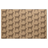 Maßgeschneidertes Schokoladengewebe für Labrador Stoff (Fat Quarter (45,7 x 55,9 cm))