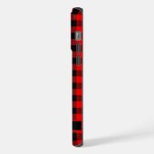 Maßgeschneidertes, schwarz-gelbes Muster iPhone Hülle (Linke Seite)