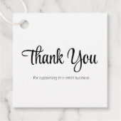 Maßgeschneidertes Schwarz & Weiß dank Handmade Bus Geschenkanhänger (Vorderseite)