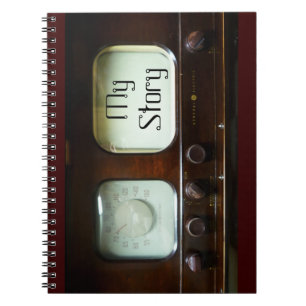 Maßgeschneidertes Set der 40er Jahre Notizblock