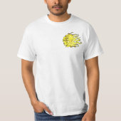 Maßgeschneidertes Sonnendesign T-Shirt (Vorderseite)