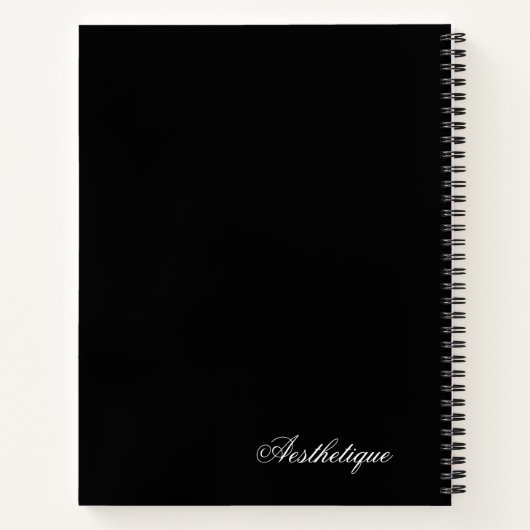 Maßgeschneidertes Spiralnotebook Notizblock (Rückseite)