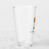 Maßgeschneidertes St. Patrick's Day Slainté Biergl Glas (Rechts)