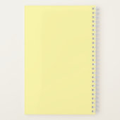 Maßgeschneidertes Stoffmuster Farbenfrohe Exotisch Notizblock (Rückseite)