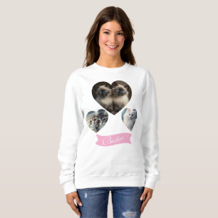 Maßgeschneidertes Sweatshirt für Katzenliebhaber