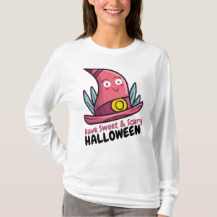 Maßgeschneidertes Sweet & Beängstigend Halloween T-Shirt