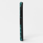 Maßgeschneidertes Tee- und schwarzes Aztekenmuster Case-Mate iPhone Hülle (Hinten/Links)