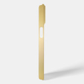 Maßgeschneidertes Template Metallic Look Gold Mono Case-Mate iPhone Hülle (Rückseite / Rechts)