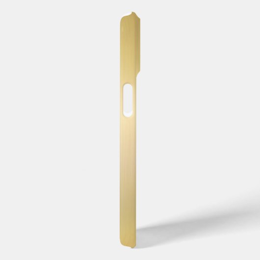 Maßgeschneidertes Template Metallic Look Gold Mono Case-Mate iPhone Hülle (Rückseite / Rechts)