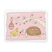 Maßgeschneidertes Tortoise Ostermagnet Magnet (Horizontal)