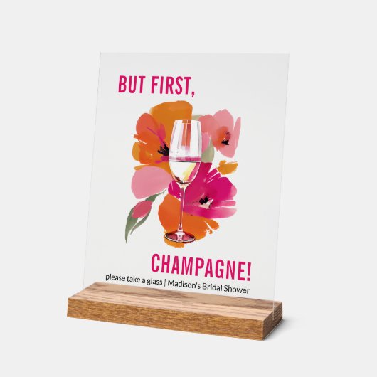 Maßgeschneidertes transparentes Acrylzeichen Acrylschild (Winkel)