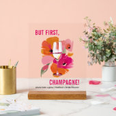 Maßgeschneidertes transparentes Acrylzeichen Acrylschild (Hochzeit)