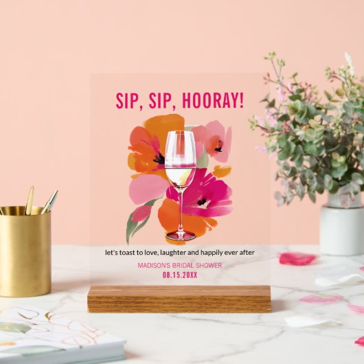 Maßgeschneidertes transparentes Acrylzeichen Acrylschild (Hochzeit)