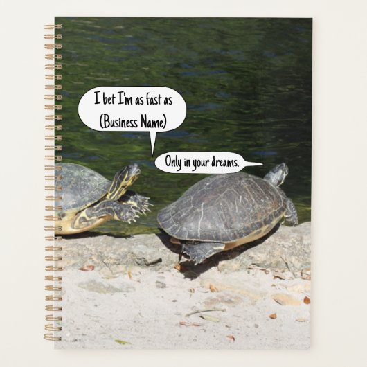 Maßgeschneidertes Turtles-Notebook Planer (Vorderseite)