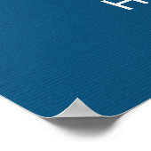 Maßgeschneidertes Typografie-Poster, Inspiration Poster (Ecke)