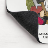 Maßgeschneidertes und Personalisiertes Handyman Ga Mousepad (Ecke)