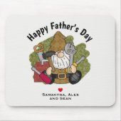 Maßgeschneidertes und Personalisiertes Handyman Ga Mousepad (Vorne)