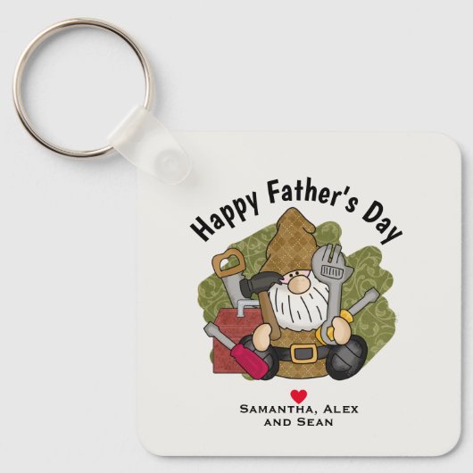 Maßgeschneidertes und Personalisiertes Handyman Ga Schlüsselanhänger (Vorderseite)