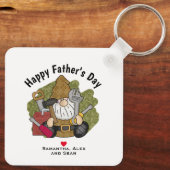 Maßgeschneidertes und Personalisiertes Handyman Ga Schlüsselanhänger (Rückseite)