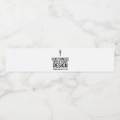 Maßgeschneidertes Unternehmen Personalisiert Wasserflaschenetikett (Einzelnes Label)