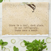 Maßgeschneidertes Vanilla Extract Küchentuch (Gefaltet)