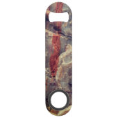 Maßgeschneidertes versteinertes Holz mit Quarz- Fl Speed Flaschenöffner (Vorderseite)