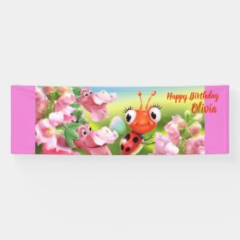 Maßgeschneidertes Vinyl-Banner für 8' x 2,5' Ladyb Banner
