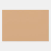 Maßgeschneidertes Warm Sand Wrapping Paper - Bulk Geschenkpapier Set (Vorderseite)