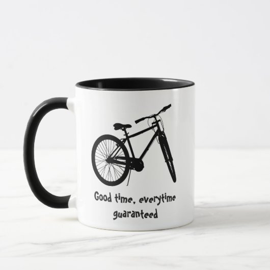 Maßgeschneidertes Weihnachts-Bike-Angebot Tasse (Links)