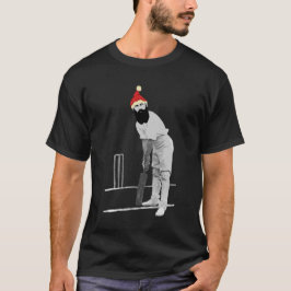 Maßgeschneidertes Weihnachts-Cricket-T-Shirt T-Shirt