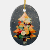 Maßgeschneidertes Weihnachts-Modern-Angebot Keramik Ornament (Vorne)