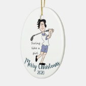 Maßgeschneidertes Weihnachtsangebot für Frauen Keramik Ornament (Links)