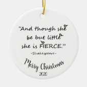 Maßgeschneidertes Weihnachtsangebot Keramikornament (Vorne)