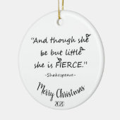 Maßgeschneidertes Weihnachtsangebot Keramikornament (Links)