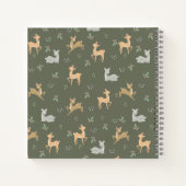 Maßgeschneidertes Weihnachtsbaummuster Notizblock (Rückseite)