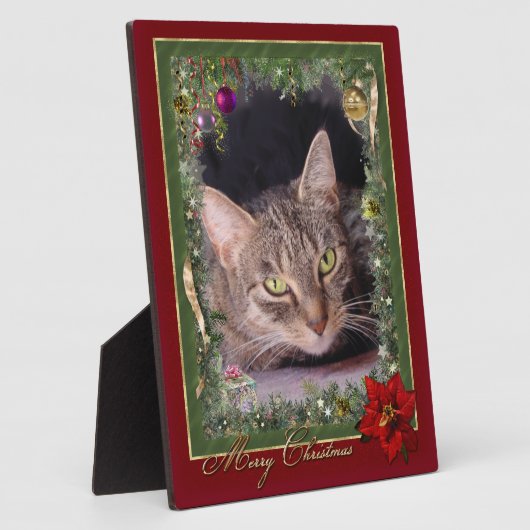 Maßgeschneidertes Weihnachtsgeschenk Foto Plaque Fotoplatte (Seite)