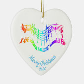 Maßgeschneidertes Weihnachtsmusikangebot Inspirati Keramikornament (Rechts)