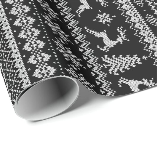 Maßgeschneidertes Weihnachtspulli Geschenkpapier (Rolleneckpunkt)