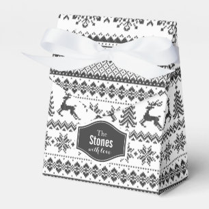 Maßgeschneidertes Weihnachtspulli Geschenkschachtel