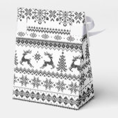 Maßgeschneidertes Weihnachtspulli Geschenkschachtel (Rückseite)