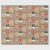 Maßgeschneidertes Weihnachtswackelpapier mit einem Geschenkpapier (Flach)