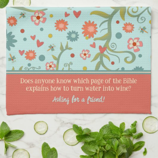 Maßgeschneidertes Weinangebot Geschirrtuch (Gefaltet)