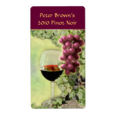 Maßgeschneidertes Weinlabel (Vorne)