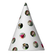 Maßgeschneidertes weißes Foto Dotzubehör Partyhütchen (Rechts)