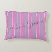 Maßgeschneidertes weißes Hochzeitlimousine-Datum Dekokissen (Rückseite)