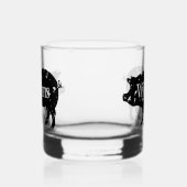 Maßgeschneidertes Whisky-Glas mit Silhouette Whiskyglas (Links)
