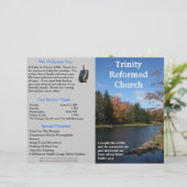 Maßgeschneidertes wöchentliches Kirchenbulletin (n (Stehend Vorderseite)