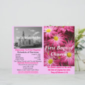 Maßgeschneidertes wöchentliches Kirchenbulletin (n (Stehend Vorderseite)