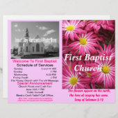 Maßgeschneidertes wöchentliches Kirchenbulletin (n (Vorne/Hinten)